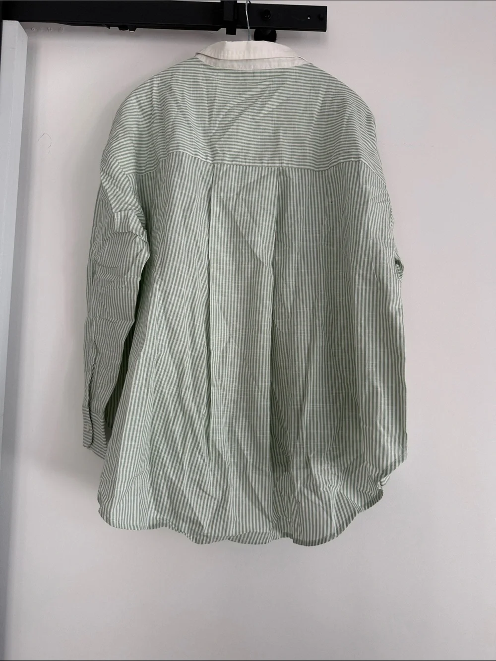dRA for Anthropologie Benson Women's Mint Stripe and Matera Top XS NWT